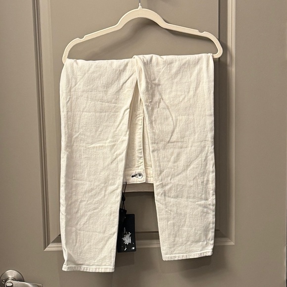 Rag & Bone Nina High Rise Ankle Cigarette Jeans, Ecru - Picture 11 of 14